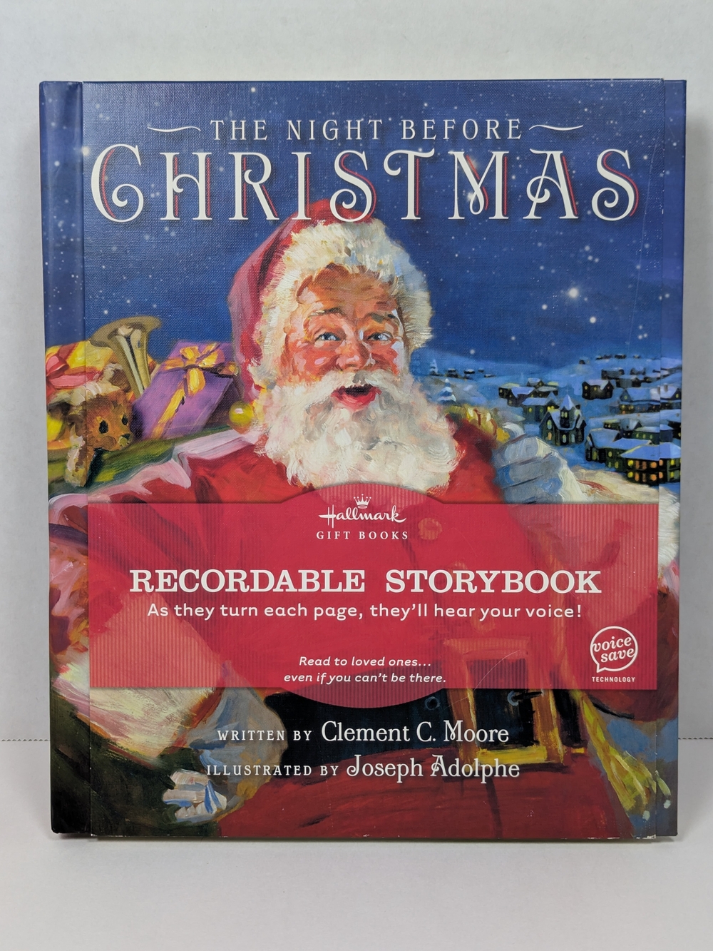 NEW UNUSED 2009 Hallmark Recordable Storybook Night Before Christmas Book Gift